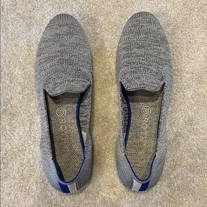 Rothy's Gray and Blue Women's Loafers